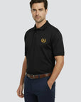 Gold Grand Lodge Wreathed Square And Compass Polo