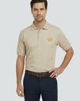 Gold Grand Lodge Wreathed Square And Compass Polo