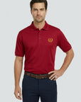 Gold Grand Lodge Wreathed Square And Compass Polo