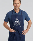 Traditional Square & Compass Cooking Kitchen Apron