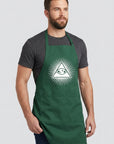 Shining Triangle All Seeing Eye Cooking Kitchen Apron