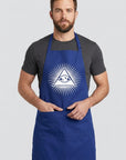 Shining Triangle All Seeing Eye Cooking Kitchen Apron
