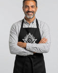 Sunburst Square & Compass Masonic Cooking Kitchen Apron