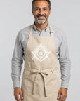 Sunburst Square & Compass Masonic Cooking Kitchen Apron