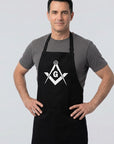 All Seeing Eye Square & Compass Cooking Kitchen Apron