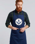Filled Circle Square & Compass Cooking Kitchen Apron