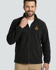 Embroidered Fleece Full-Zip Jacket