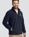 Embroidered Fleece Full-Zip Jacket
