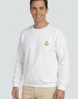 Embroidered Fleece Crew Sweatshirt