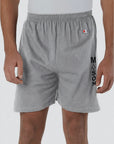 Men's Embroidered Cotton Gym Shorts