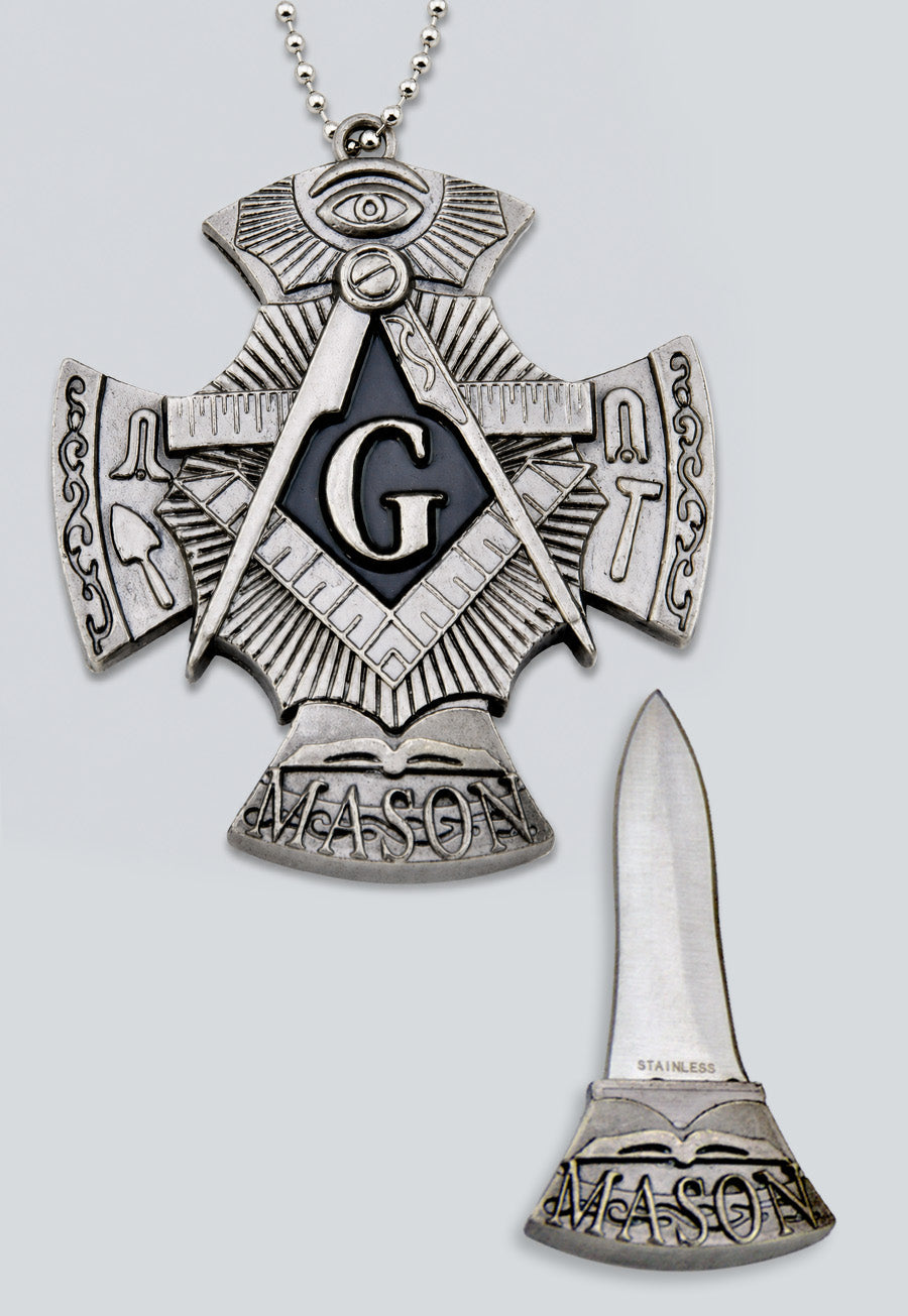 Masonic Knife Pendant