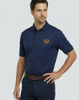 Gold Grand Lodge Wreathed Square And Compass Polo