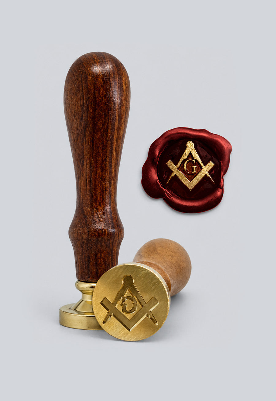 Square &amp; Compass Wax Seal
