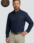 Scottish Rite Double-Headed Eagle Long Sleeve Button-Down