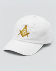 Masonic Men's Embroidered Brushed Twill Unstructured Hat *Pick Your Design*