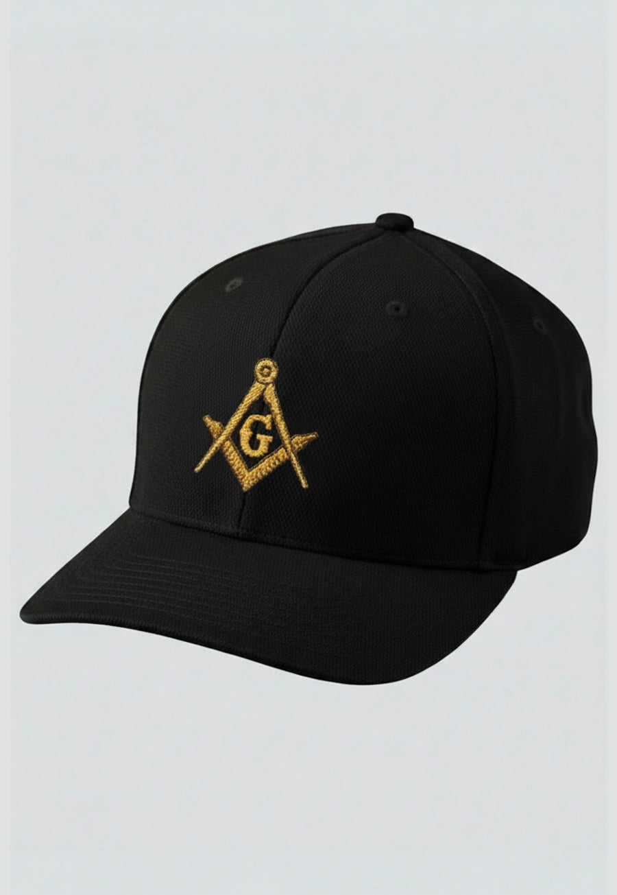 Embroidered Masonic Flexfit Adult Cool &amp; Dry Sport Hat *Pick Your Design*