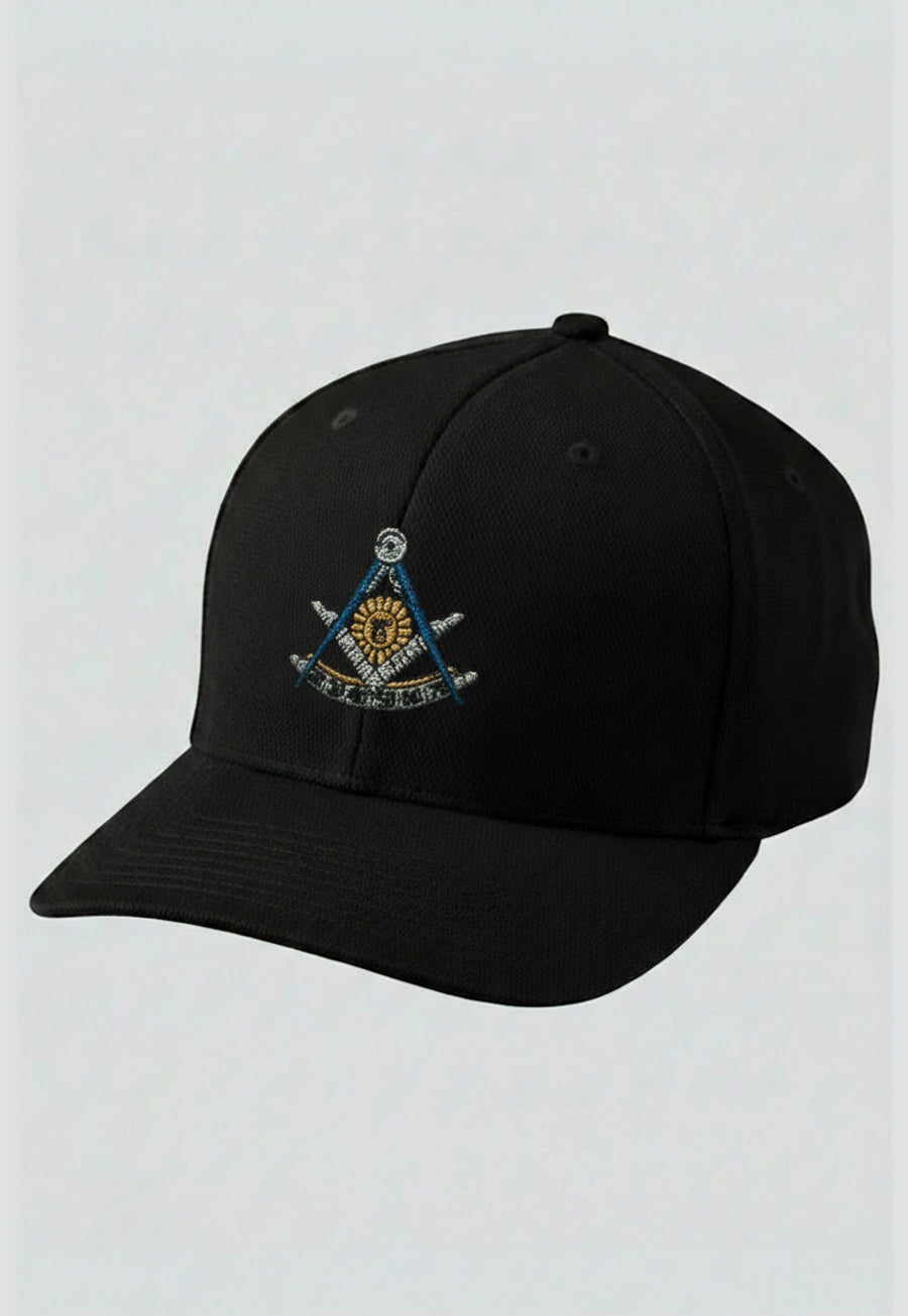 Embroidered Masonic Flexfit Adult Cool &amp; Dry Sport Hat *Pick Your Design*