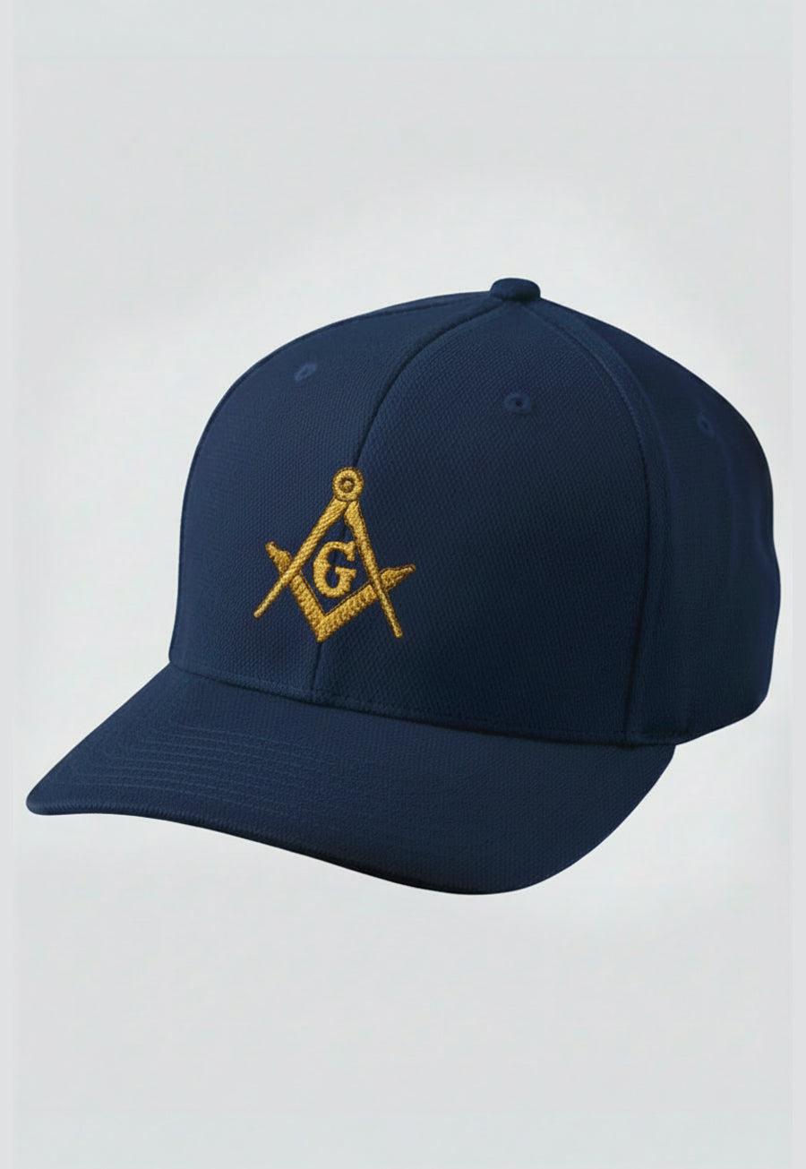 Embroidered Masonic Flexfit Adult Cool &amp; Dry Sport Hat *Pick Your Design*