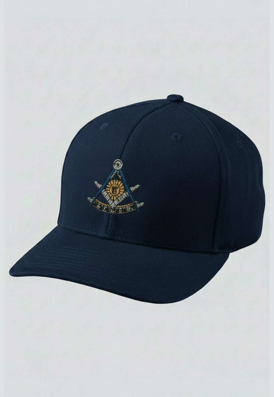 Embroidered Masonic Flexfit Adult Cool &amp; Dry Sport Hat *Pick Your Design*
