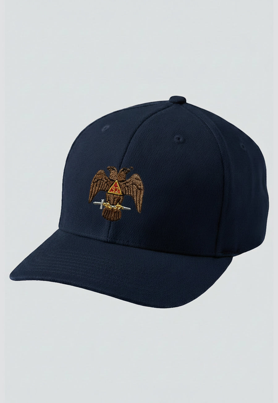 Embroidered Masonic Flexfit Adult Cool &amp; Dry Sport Hat *Pick Your Design*
