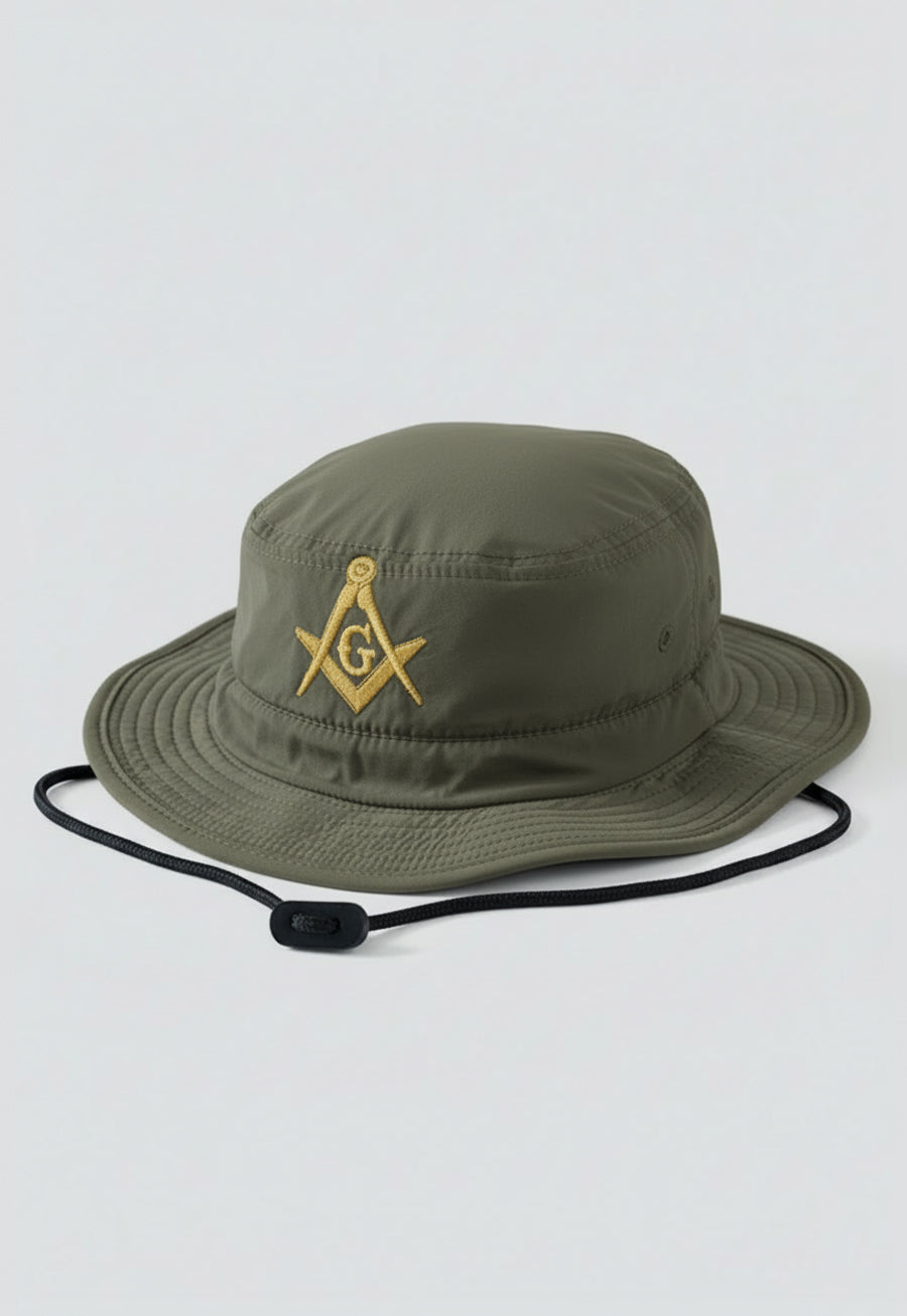 Embroidered Masonic Guide Boonie Hat *Choose Your Design*