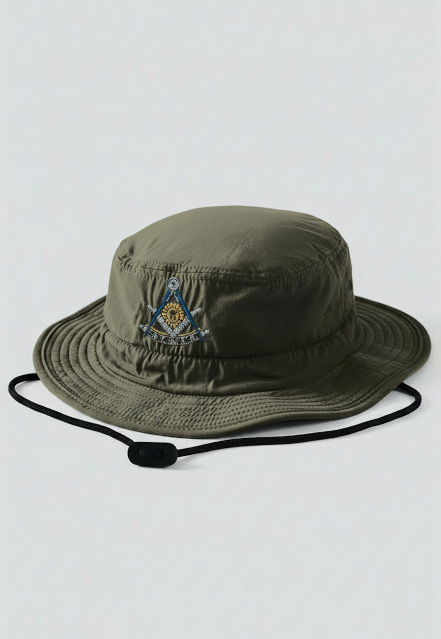 Embroidered Masonic Guide Boonie Hat *Choose Your Design*