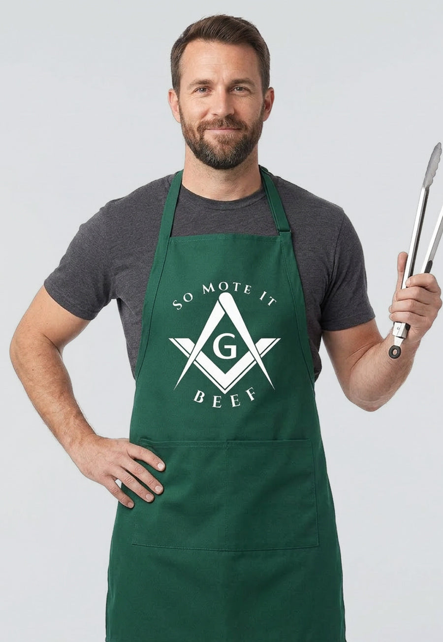 So Mote it Beef Cooking Kitchen Apron