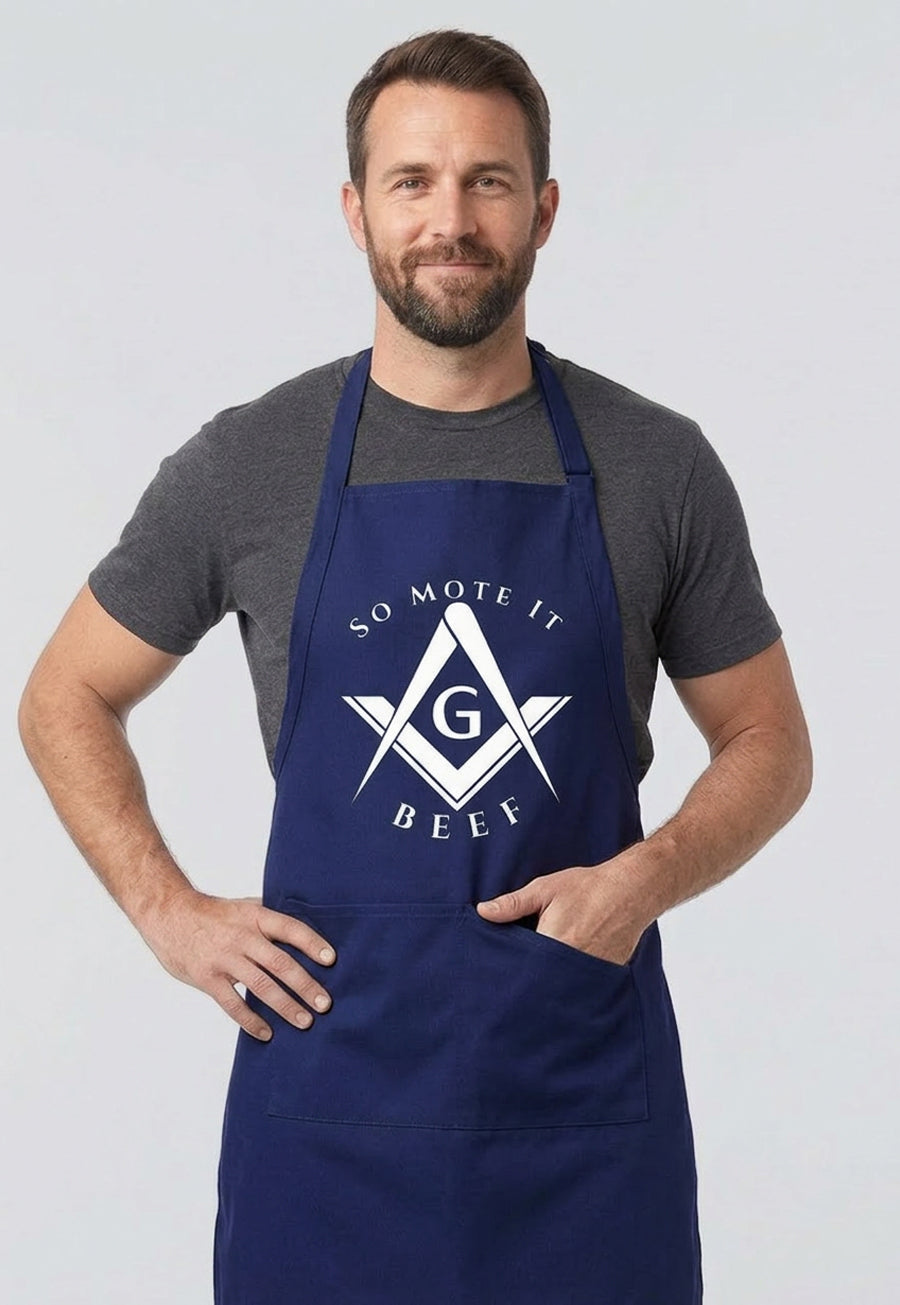 So Mote it Beef Cooking Kitchen Apron