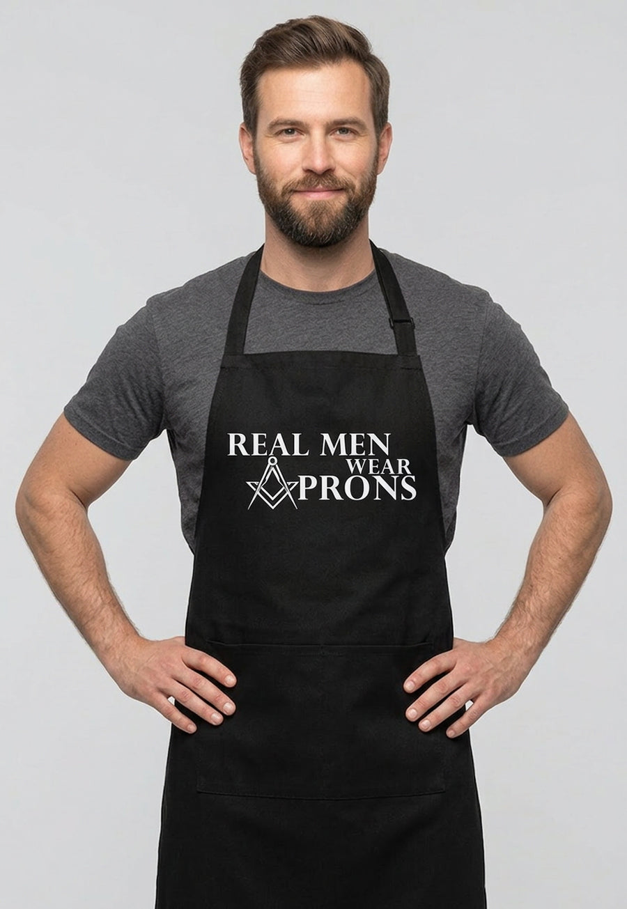 Real Men Wear Aprons Cooking Kitchen Apron