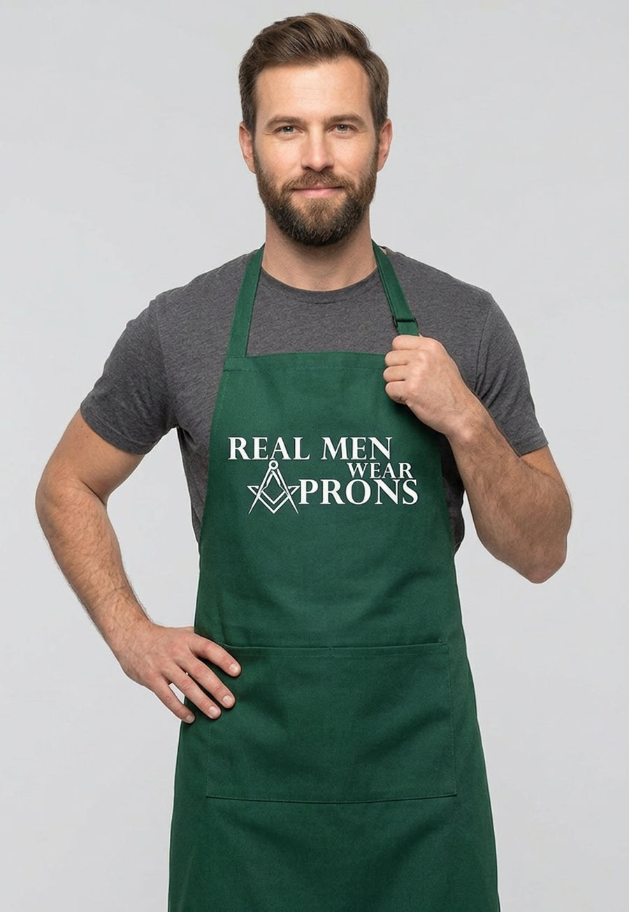 Real Men Wear Aprons Cooking Kitchen Apron