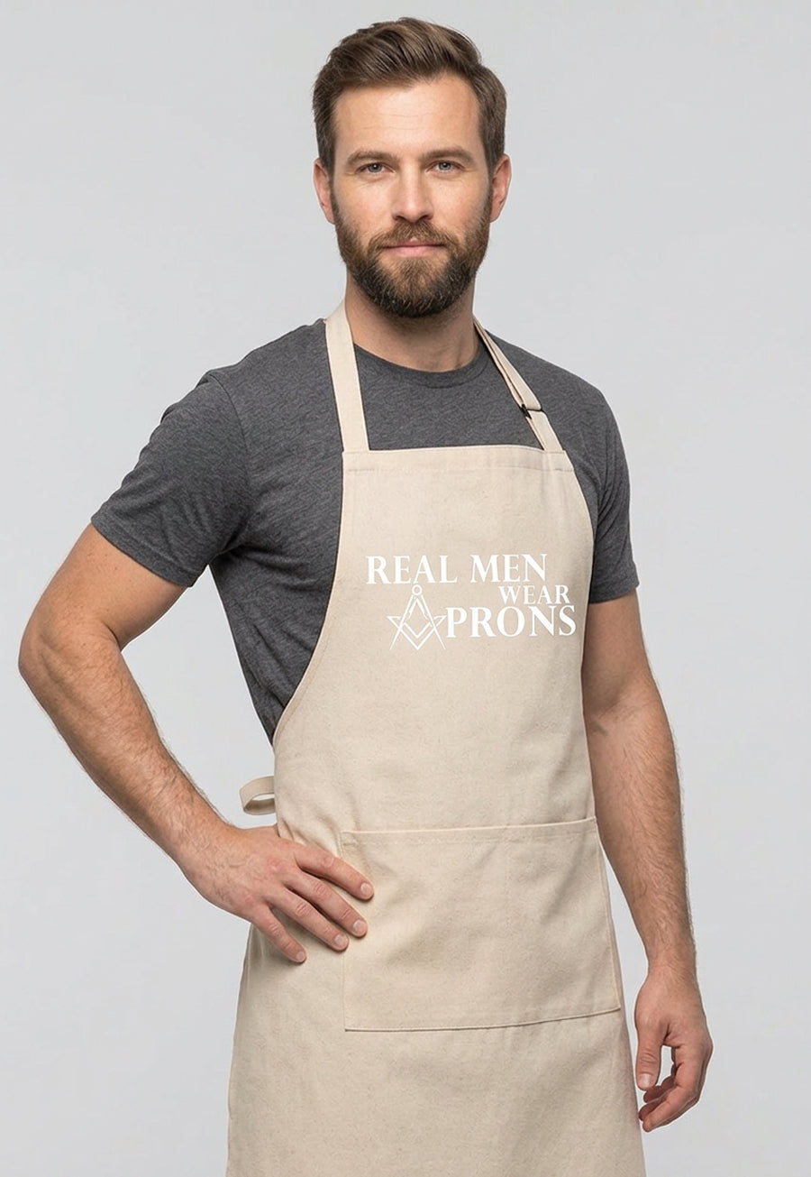 Real Men Wear Aprons Cooking Kitchen Apron