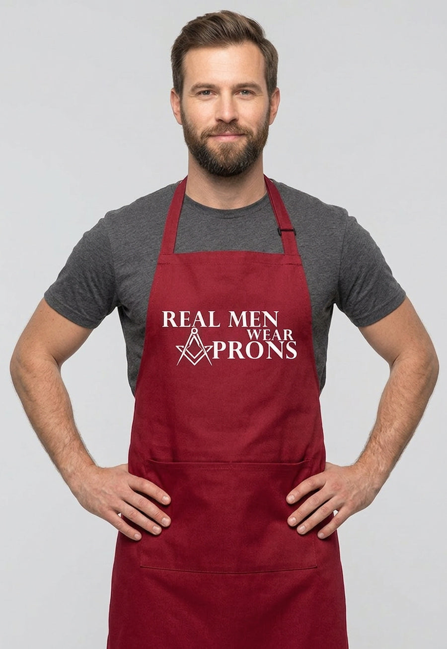 Real Men Wear Aprons Cooking Kitchen Apron