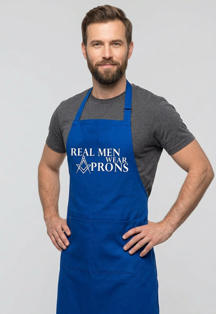 Real Men Wear Aprons Cooking Kitchen Apron