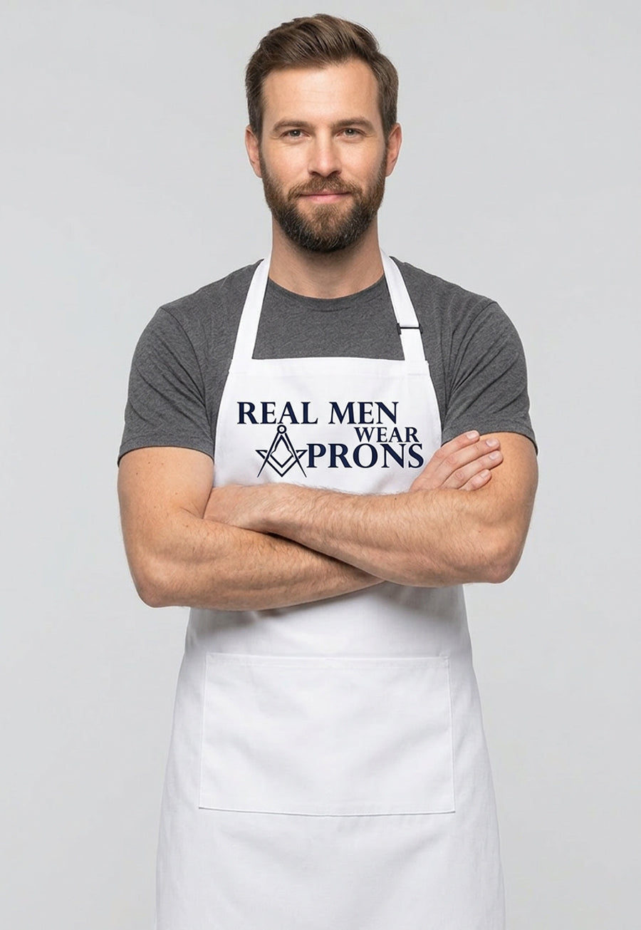 Real Men Wear Aprons Cooking Kitchen Apron