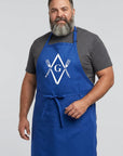 Knives & Forks Square & Compass Masonic Cooking Kitchen Apron