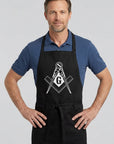 Traditional Square & Compass Cooking Kitchen Apron