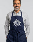Sunburst Square & Compass Masonic Cooking Kitchen Apron