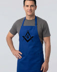 All Seeing Eye Square & Compass Cooking Kitchen Apron