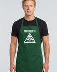 Protected By All Seeing Eye Cooking Kitchen Apron