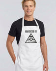 Protected By All Seeing Eye Cooking Kitchen Apron