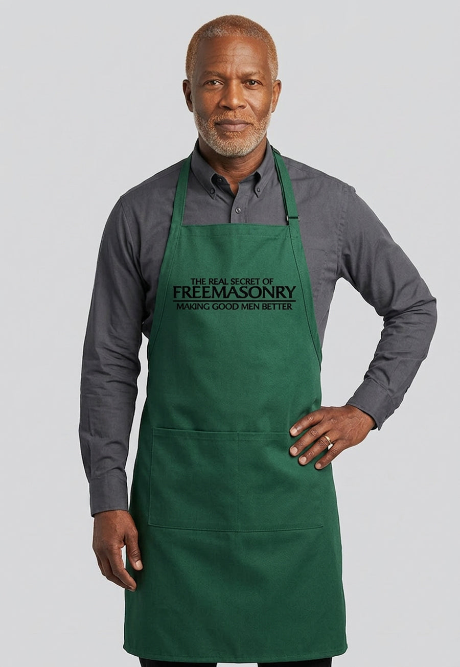 The Real Secret of Freemasonry Making Good Men Better Cooking Kitchen Apron