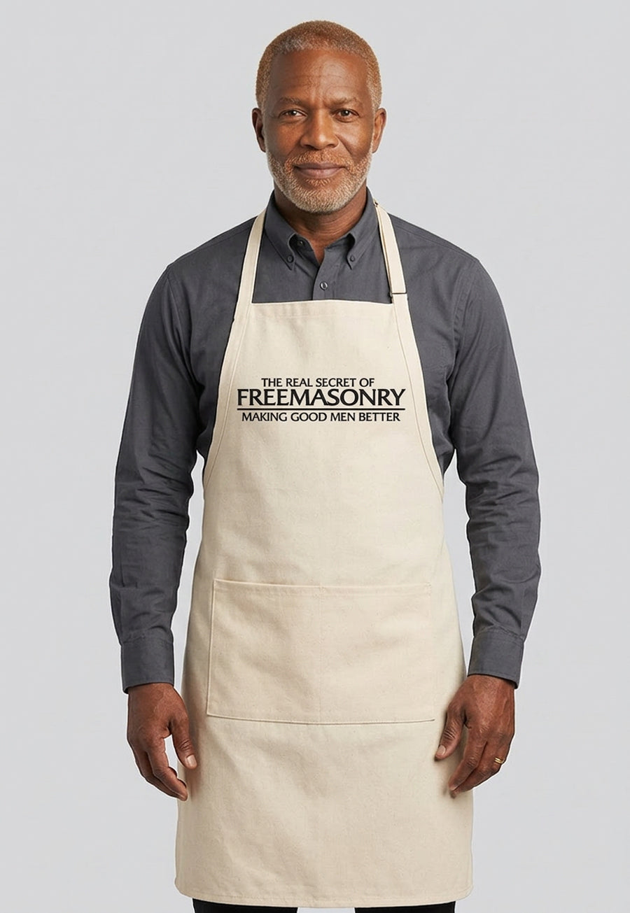 The Real Secret of Freemasonry Making Good Men Better Cooking Kitchen Apron