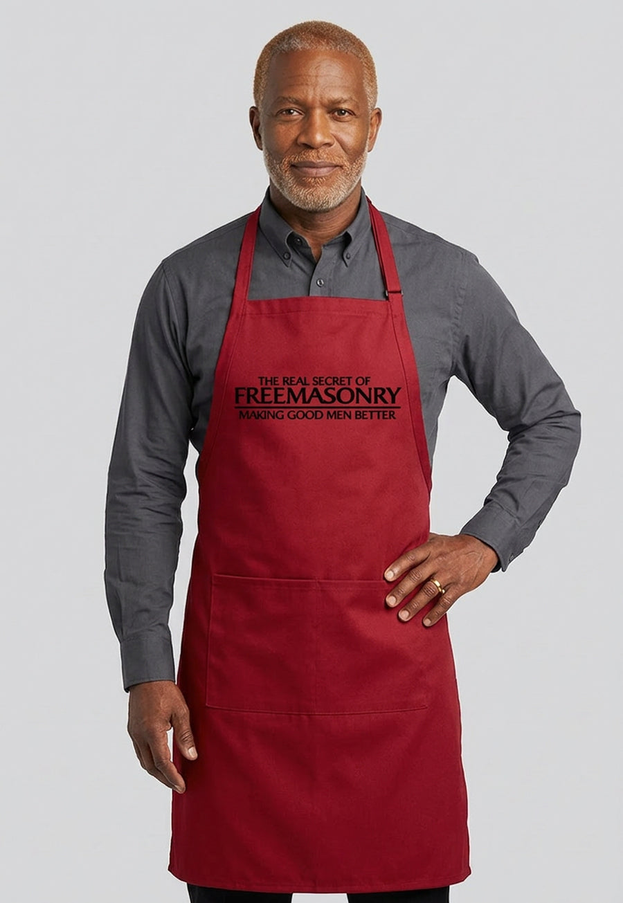 The Real Secret of Freemasonry Making Good Men Better Cooking Kitchen Apron