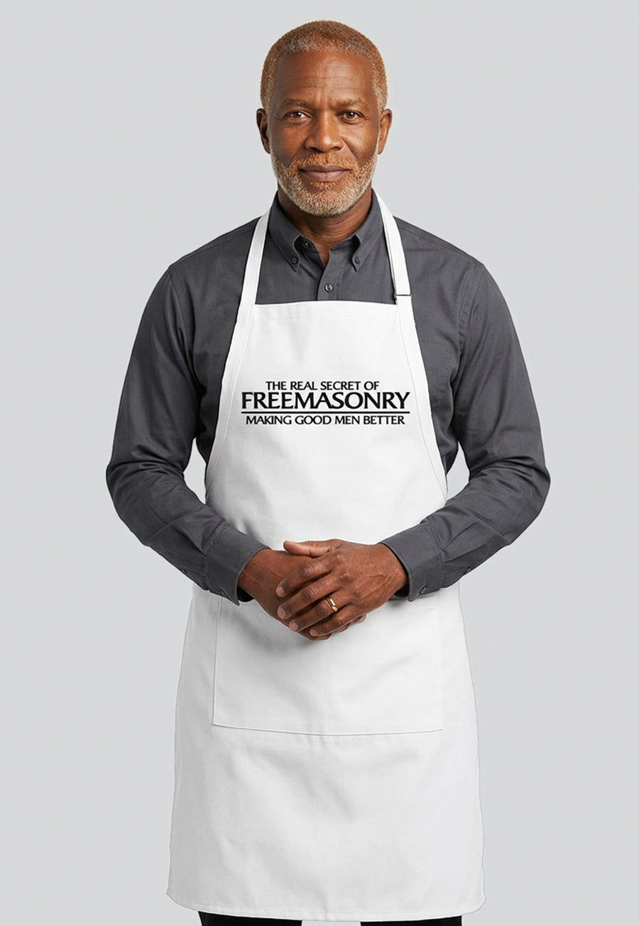 The Real Secret of Freemasonry Making Good Men Better Cooking Kitchen Apron
