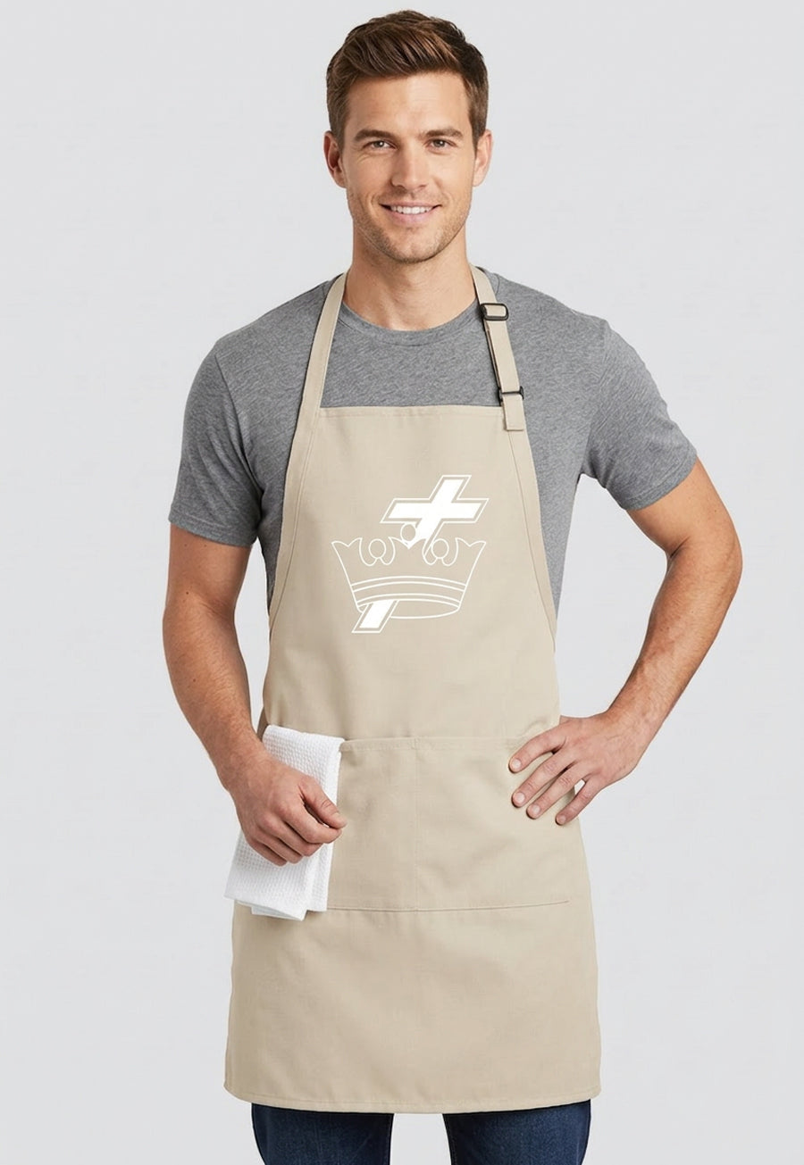 Knights Templar Cross &amp; Crown Cooking Kitchen Apron