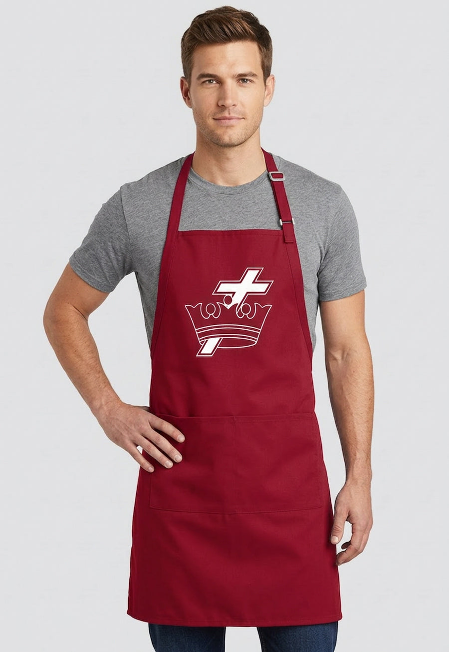Knights Templar Cross &amp; Crown Cooking Kitchen Apron