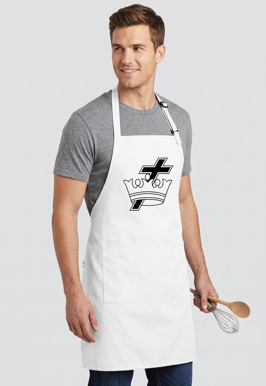 Knights Templar Cross &amp; Crown Cooking Kitchen Apron