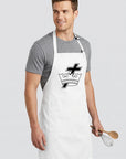 Knights Templar Cross & Crown Cooking Kitchen Apron