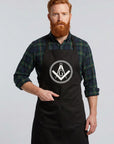 Filled Circle Square & Compass Cooking Kitchen Apron