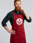 Filled Circle Square & Compass Cooking Kitchen Apron